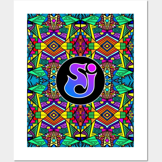 String Cheese Incident - Trippy Pattern 2 Wall Art by ShawnBallardDesigns